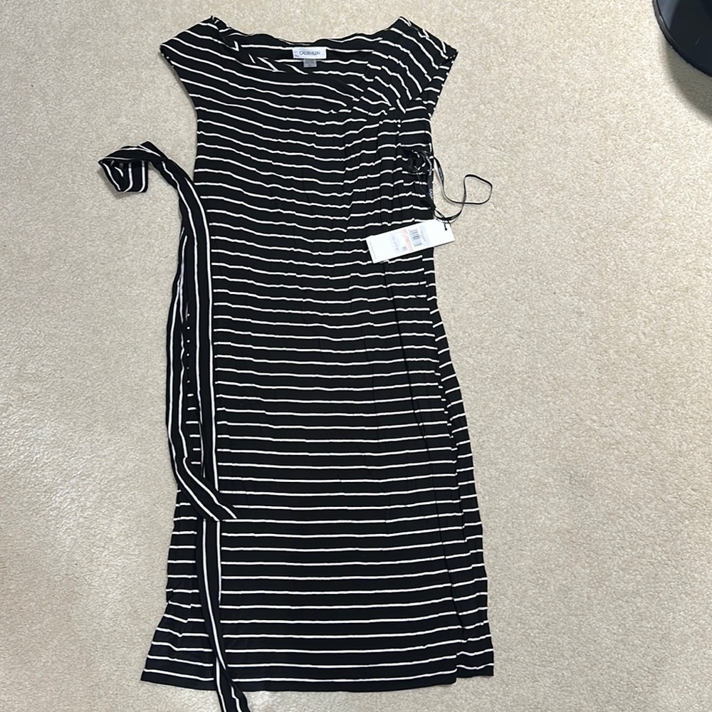 Black midi dress, Calvin Klein